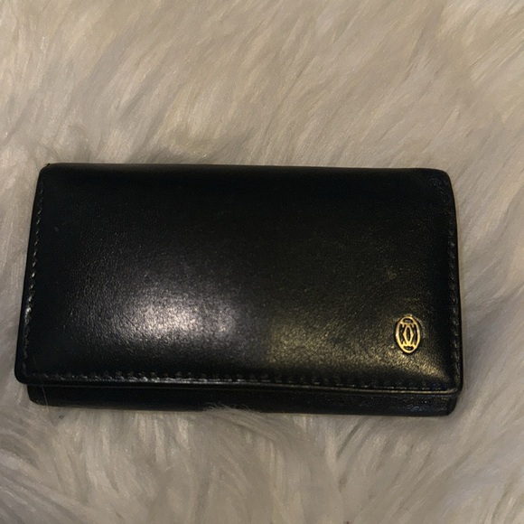 Cartier Key holder Key case Black Woman Authentic GUC - Picture 5 of 10